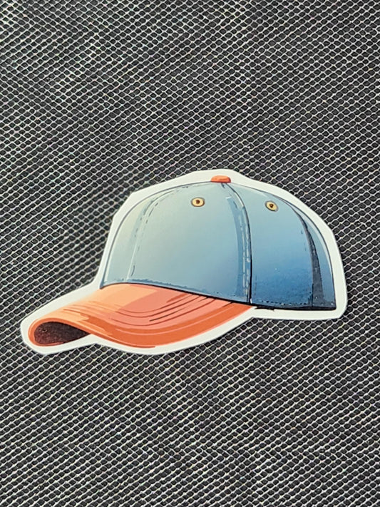 Baseball Cap Sticker